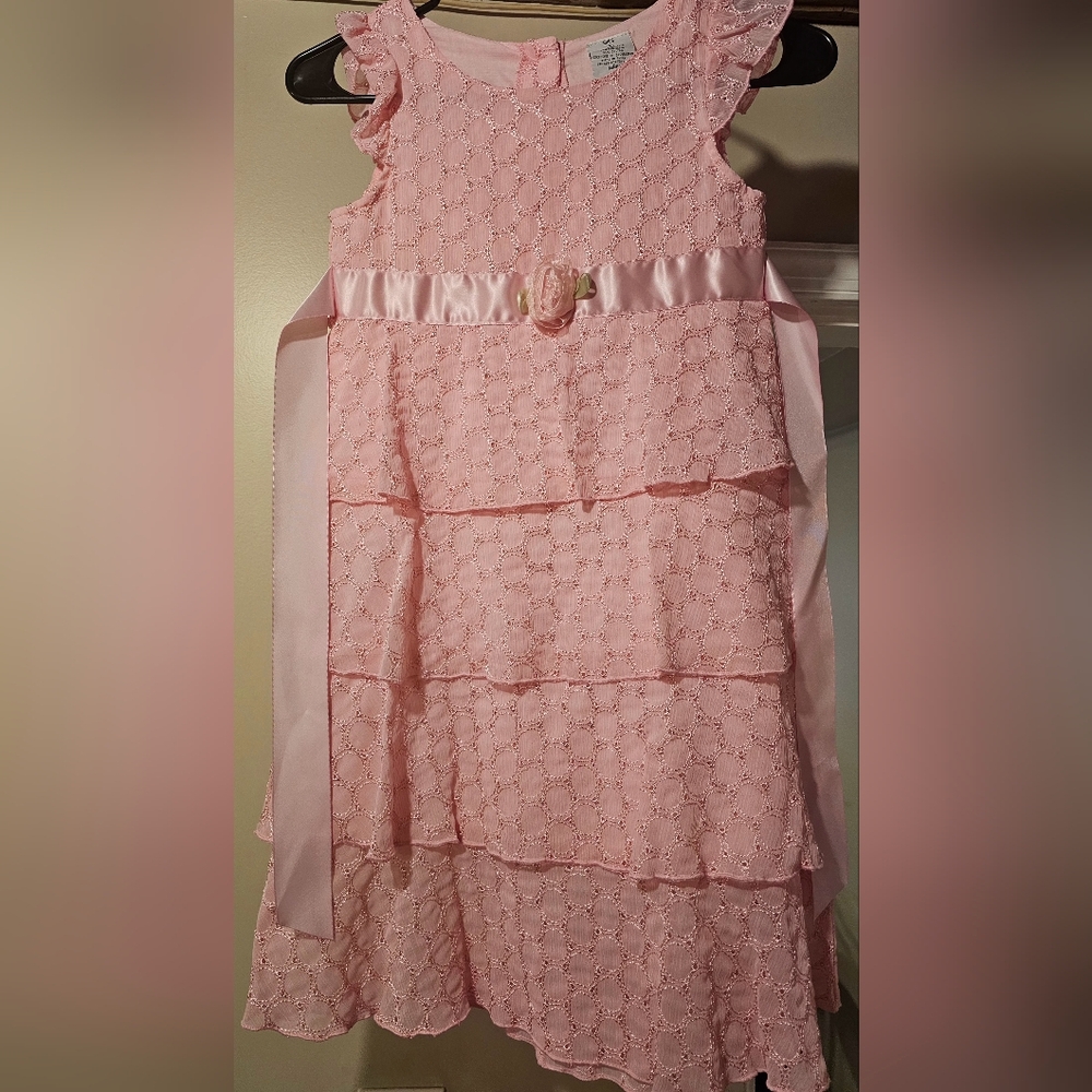 Elegant Pink Lace Skirt